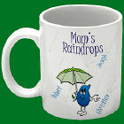 Raindrops Ceramic Coffee Mug